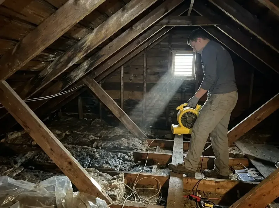 attic-water-damage-drying-proc-007 — frequently asked questions, Emergency Water Extraction & 24/7 Flood Response in Hobart,…
